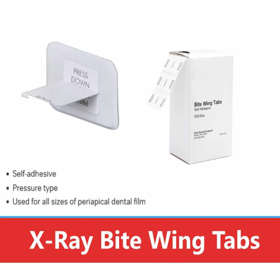 Dental X-Ray Film Bite Wing Tabs