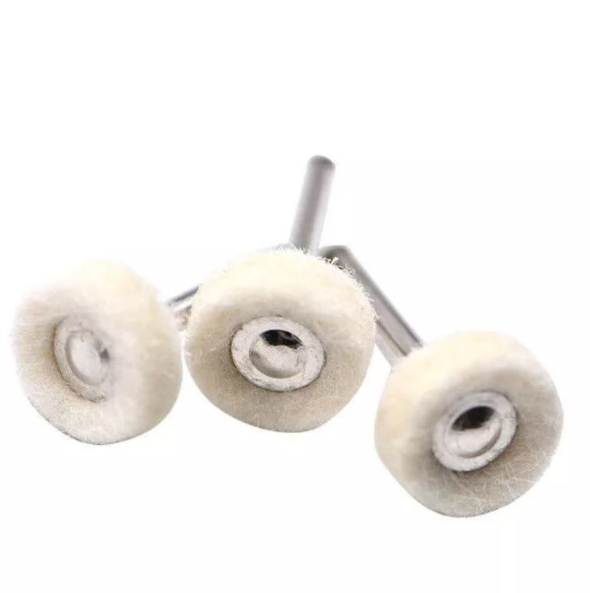 Dental Cotton Wheel Polishing Brush RA Shank