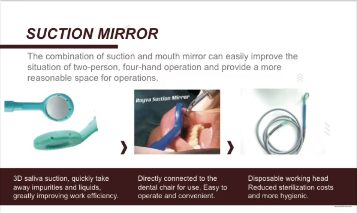 Dental Suction Mirror Set