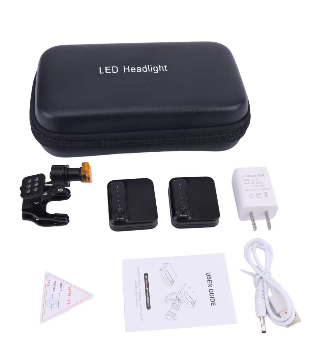 5W Wireless Headlight Clamp Batteries Replaceable