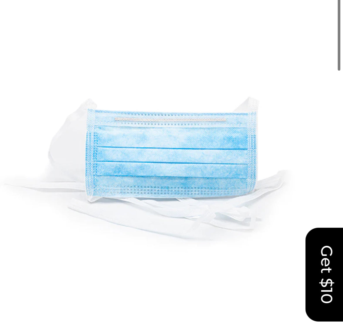 Dental Medical Disposable Face Masks Tie-On Level 2