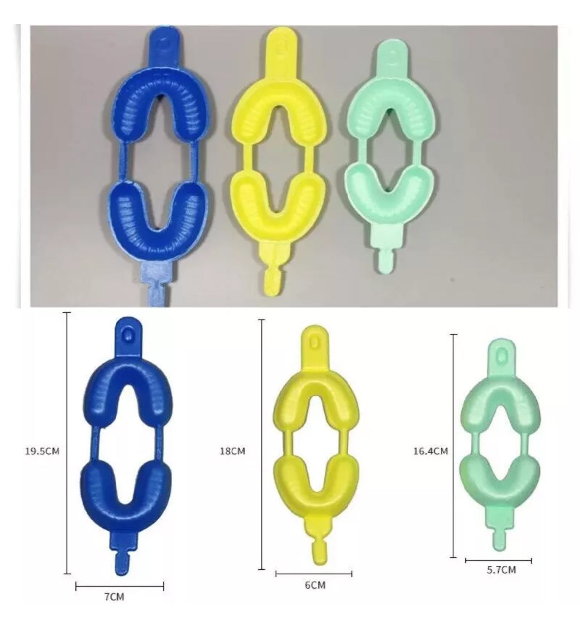 Dental Disposable Fluoride Tray Double Arch