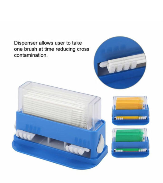 Dental Micro Applicator Tip Brush Dispenser