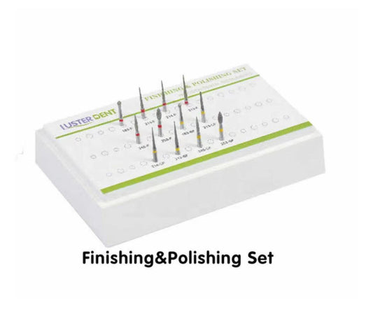 Dental High Speed Diamond Burs Set -- Finishing & Polishing Set