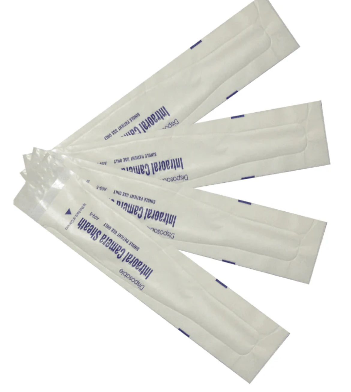 Intraoral Oral Camera Sleeves with Paper Wrapped