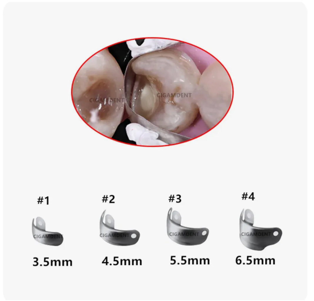 Dental Matrix Refill Matrices Sectional Matrices Fit Garrison Palodent V3 Ring System   M4