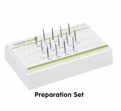 Dental Diamond FG High Speed Burs Kit -- Preparation Set