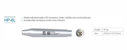 Dental Scaler Handpiece HP-6L compatible with EMS & Refine  Woodpecker Metal Shell