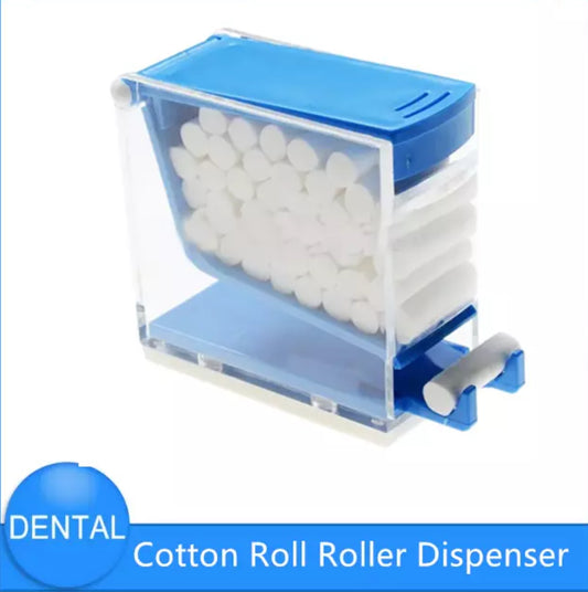 Dental Push Style Cotton Roll Dispenser Holder Case Press Type