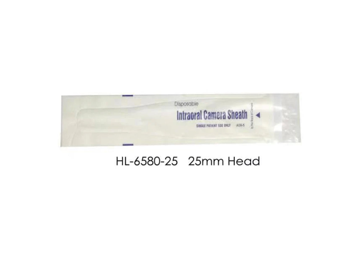 Intraoral Oral Camera Sleeves with Paper Wrapped