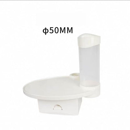 Dental Chair Mounting Pole Plastic Tray with Cups Holder and Tissue Box