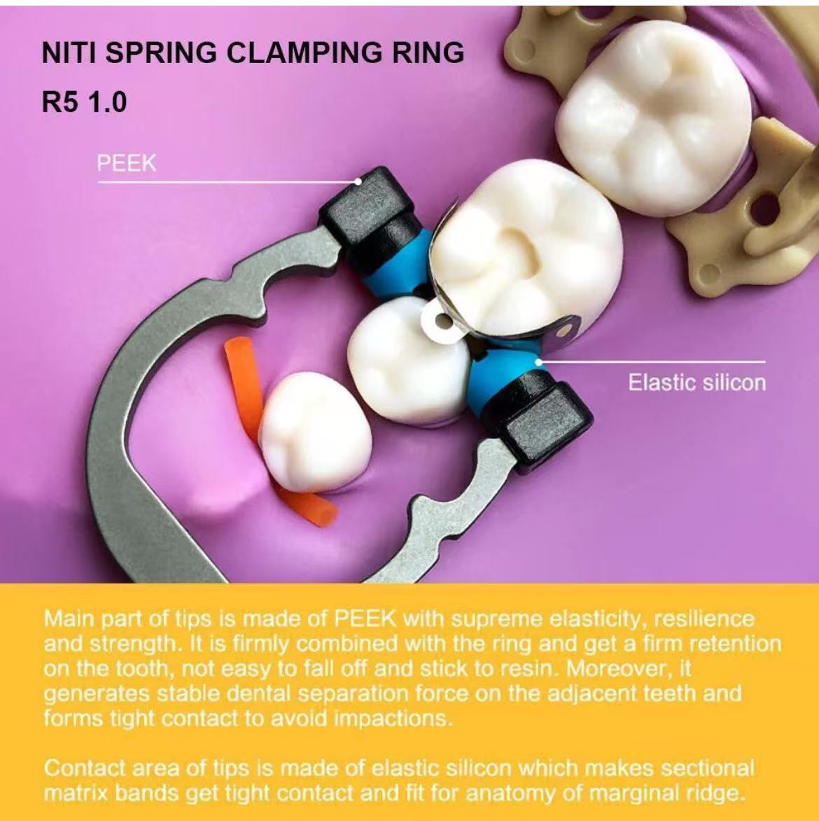 Dental Sectional Matrix Bands Ring Clamp    R5 1.0