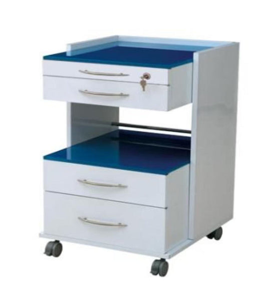 Clinic Mobile Cabinet Trolley 4 Drawers