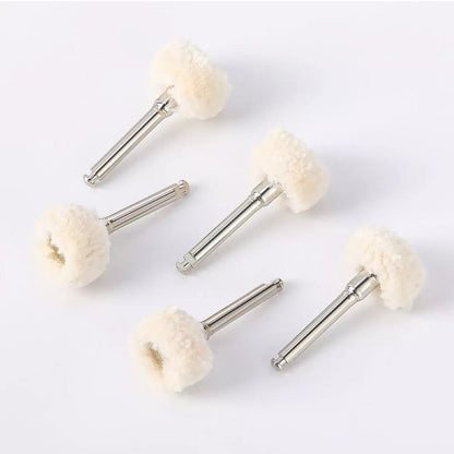 Dental Cotton Wheel Polishing Brush RA Shank