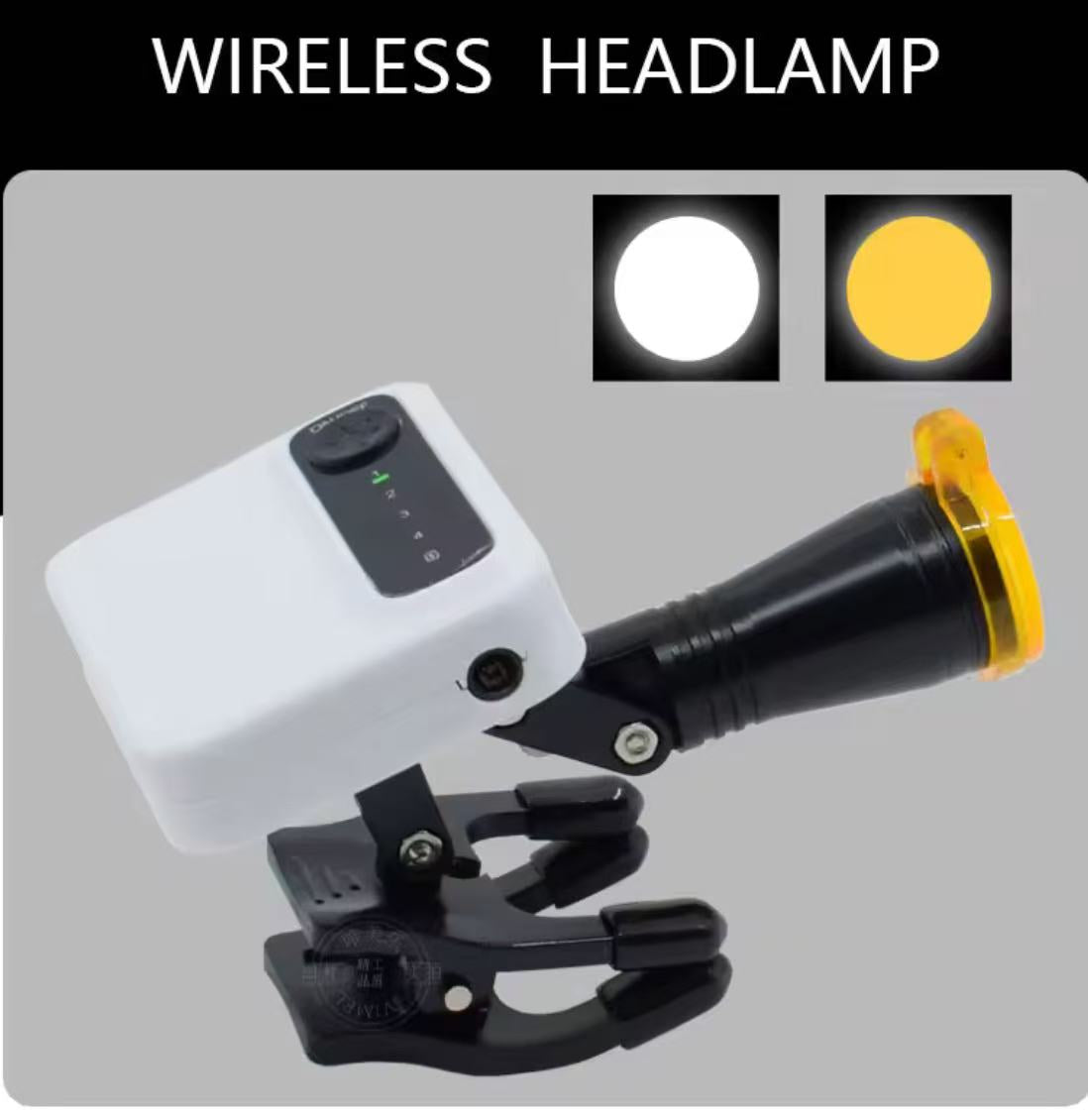 5W Wireless  Headlight Clamp Batteries Replaceable