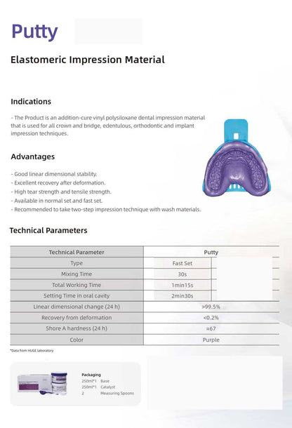 Impression Material -- Putty