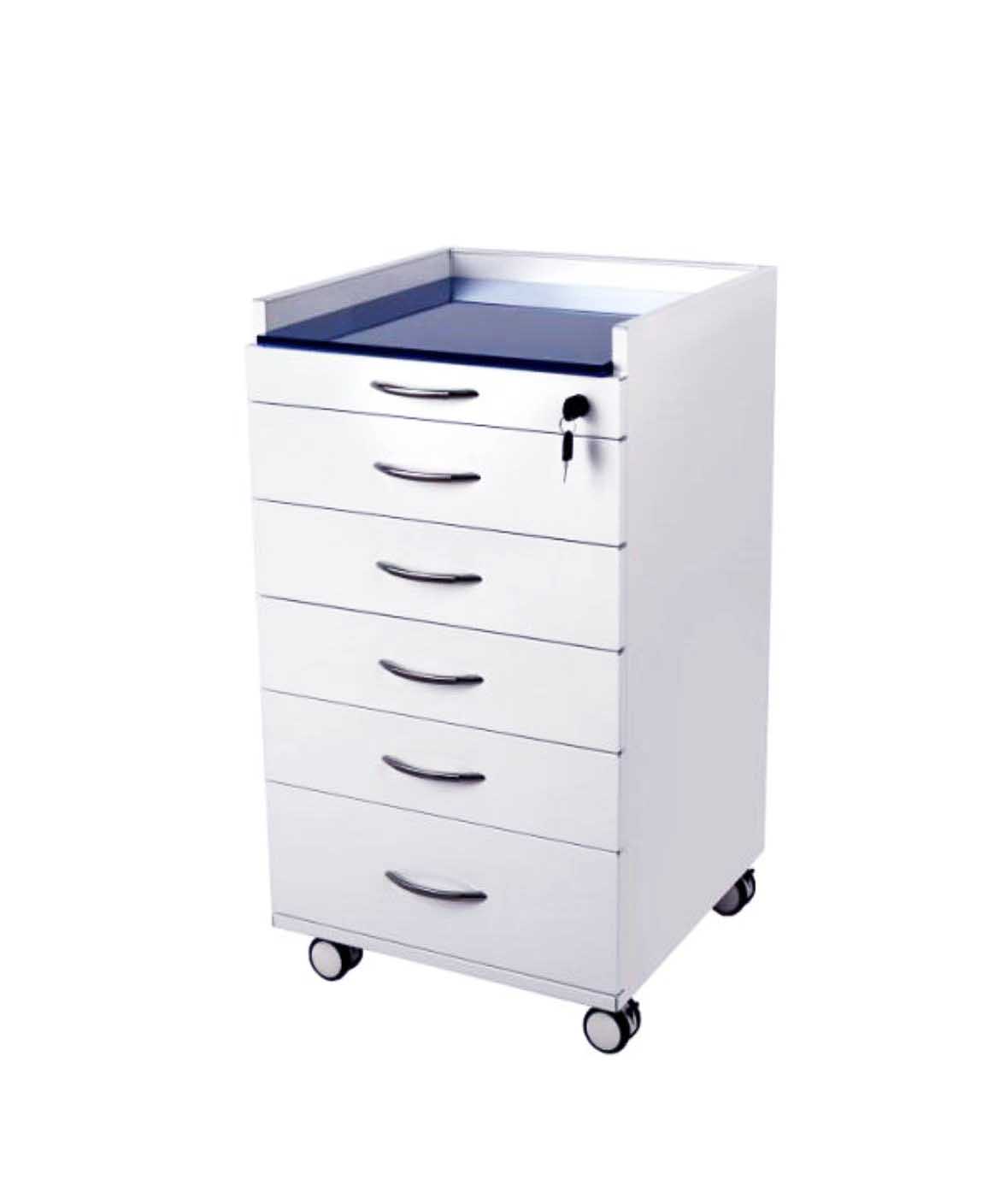 Clinic Mobile Cabinet Trolley  Drawers