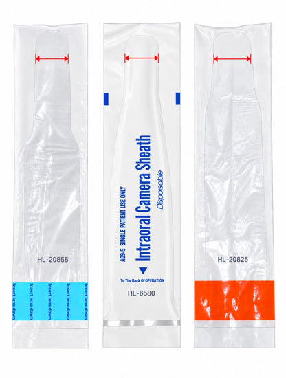 Intraoral Oral Camera Sleeves with Paper Wrapped