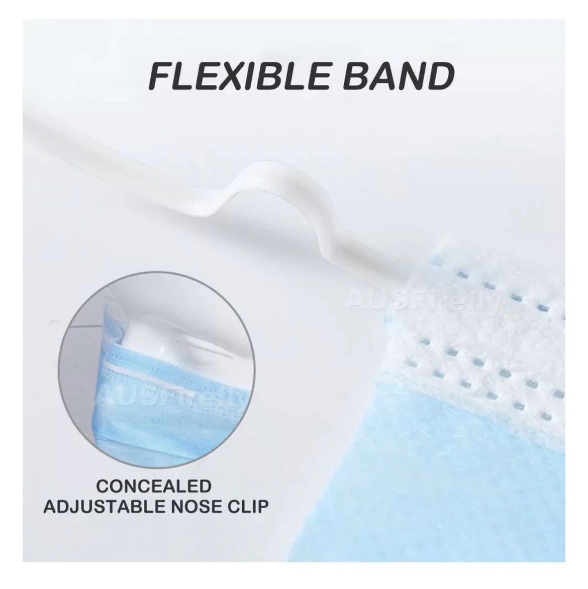 Dental Medical Disposable Elastic Masks Ear-Loop Level 2