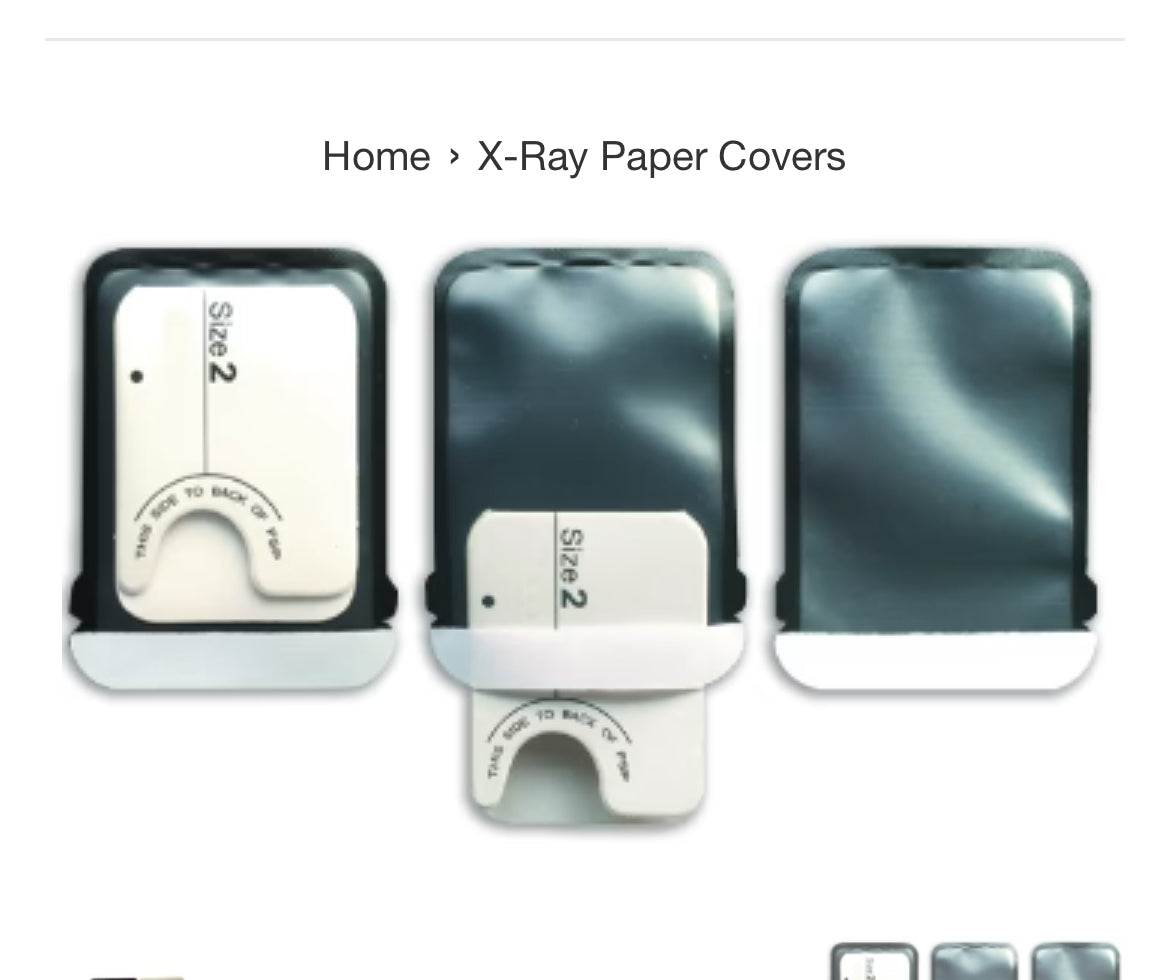 Dental X-Ray Paper Covers