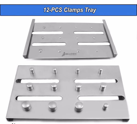 Dental Rubber Dam Clamps Holder Holding Tray