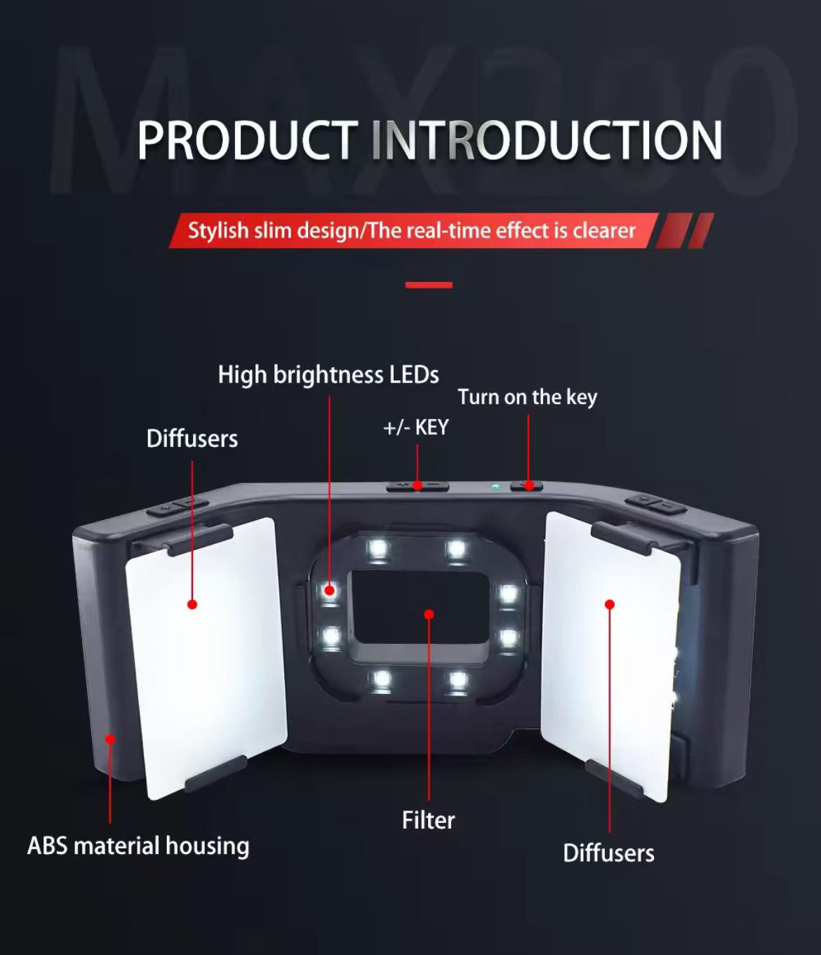LED Photography Flashlight