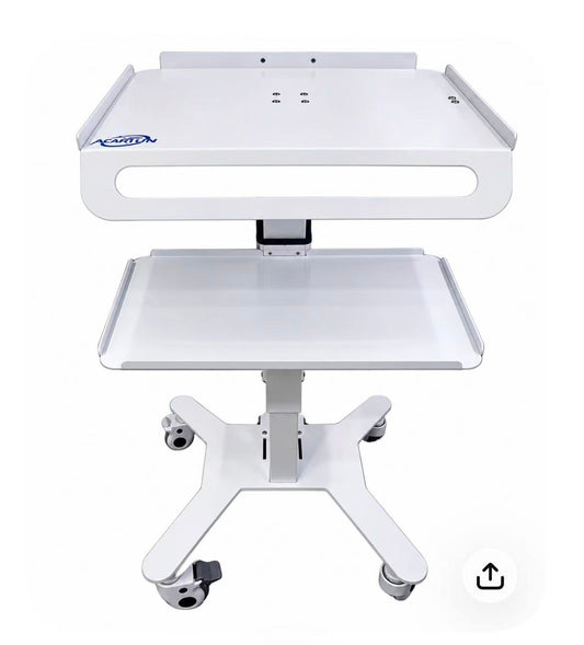 Clinic Mobile Cart Trolley   Height Adjustable  40013
