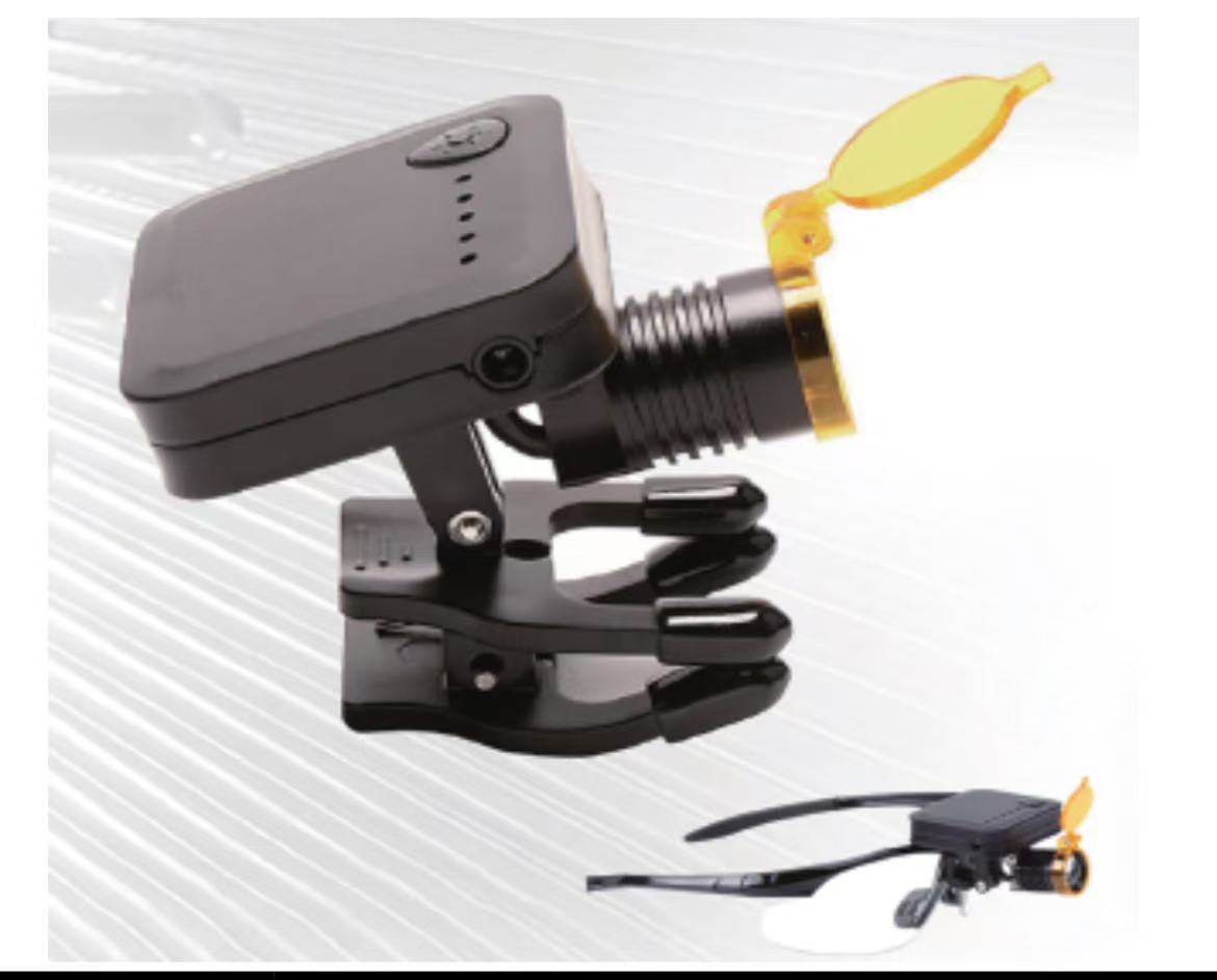 5W Wireless  Headlight Clamp Batteries Replaceable