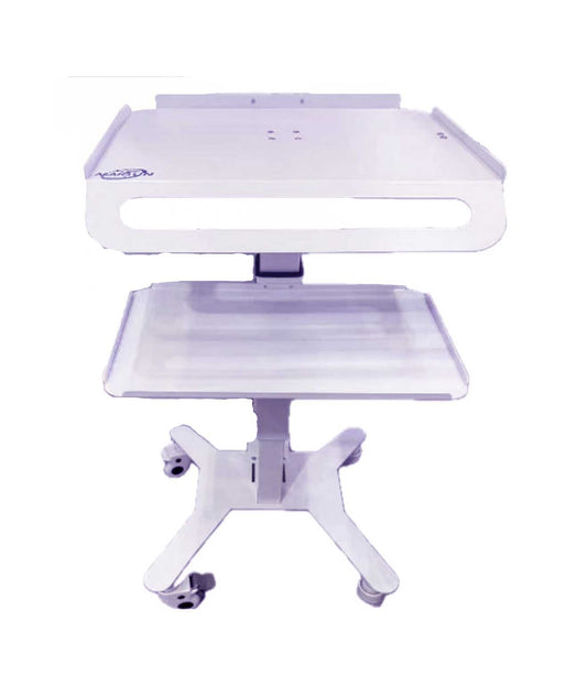 Clinic Mobile Cart Trolley   Height Adjustable