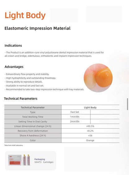Elastomeric Impression Material -- Light Body