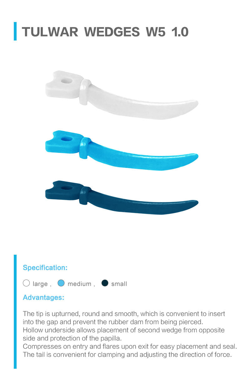Dental Sectional Matrix System Tulwar Wedges Refill Diastema Wedges