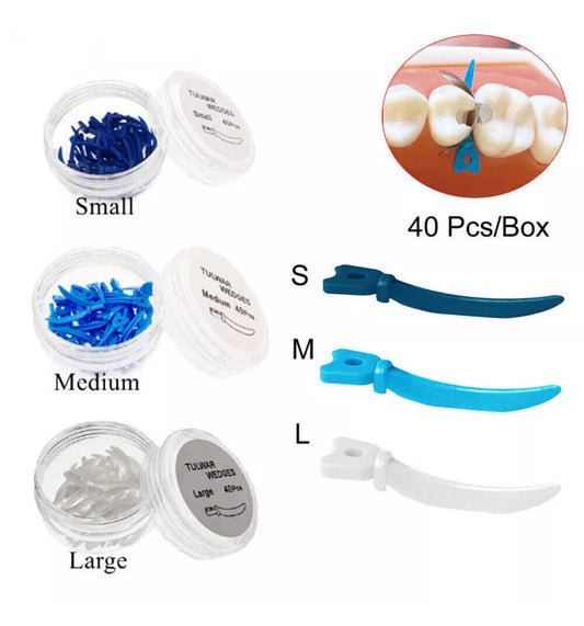 Dental Sectional Matrix System Tulwar Wedges Refill Diastema Wedges