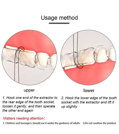 Dental Invisible Braces Extractor Aligner Removal Retainer Bracket Take Off
