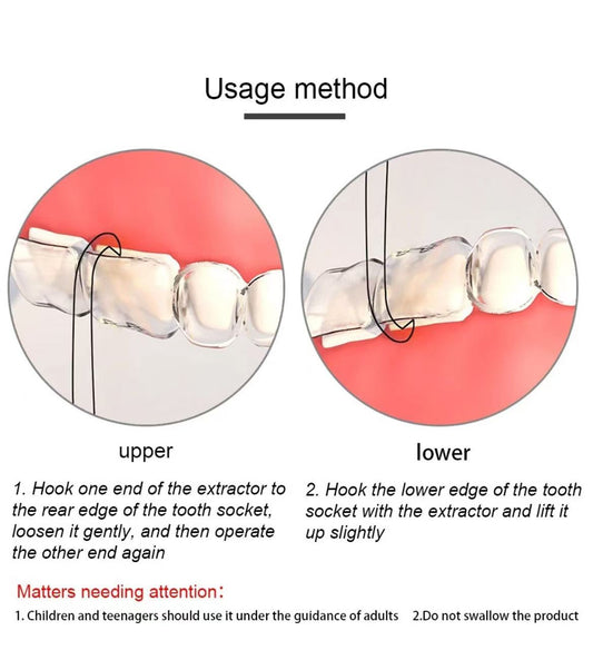 Dental Invisible Braces Extractor Aligner Removal Retainer Bracket Take Off