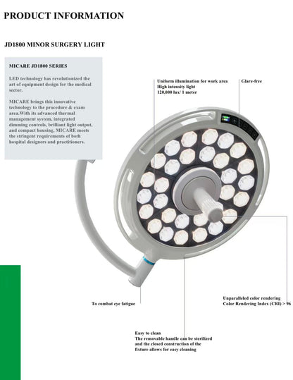 Dental Surgical Mobile Light -- JD1800L
