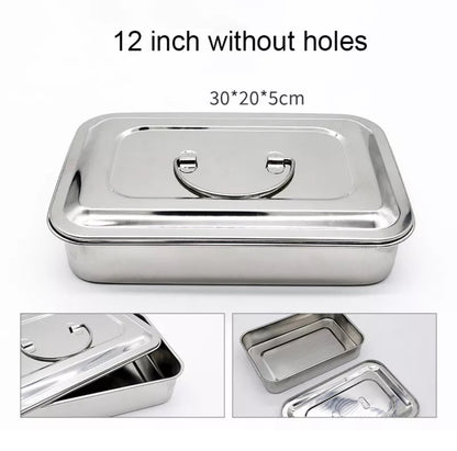 Dental Surgical Instruments Bending Tray Disinfection Plate Tools Sterilization Tray Plate Case
