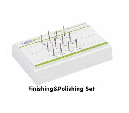 Dental High Speed Diamond Burs Set -- Finishing & Polishing Set